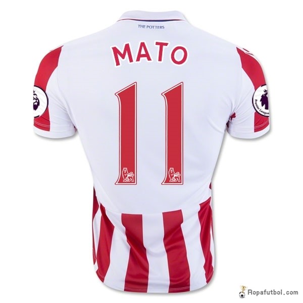 Camiseta Stoke City Replica Primera Ropa Mato 2016/17 Rojo